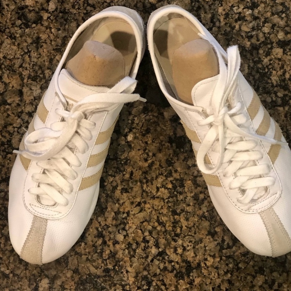 ADIDAS White Sneakers- Size 7 US